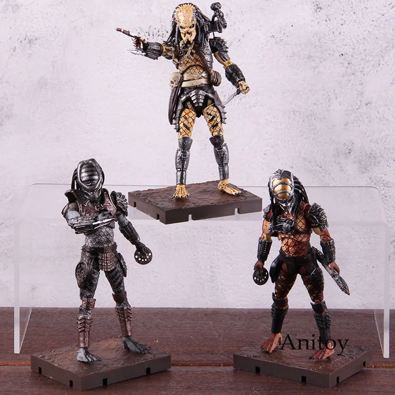 Hiya игрушки изысканный мини-хищник 2 старшие кабан воин фигурка Хищник ПВХ Коллекционная модель игрушки 3 шт./компл