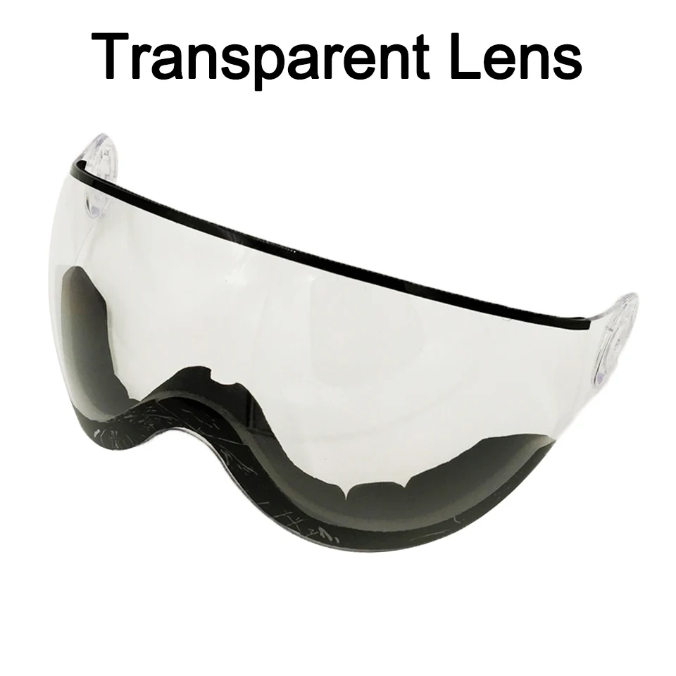 Transparent Lens LOCLE лыжный шлем ультралегкий PC+ EPS CE EN1077 мужской женский лыжный шлем для спорта на открытом воздухе сноуборд/скейтборд шлем - Цвет: Transparent Lens