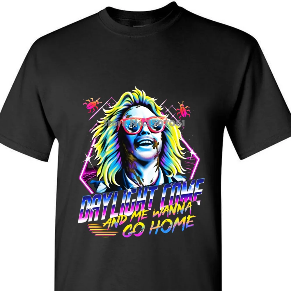 Брендовая мужская футболка 2018 модная Nurdtyme Beetlejuice 80s ностальгия взрослая унисекс