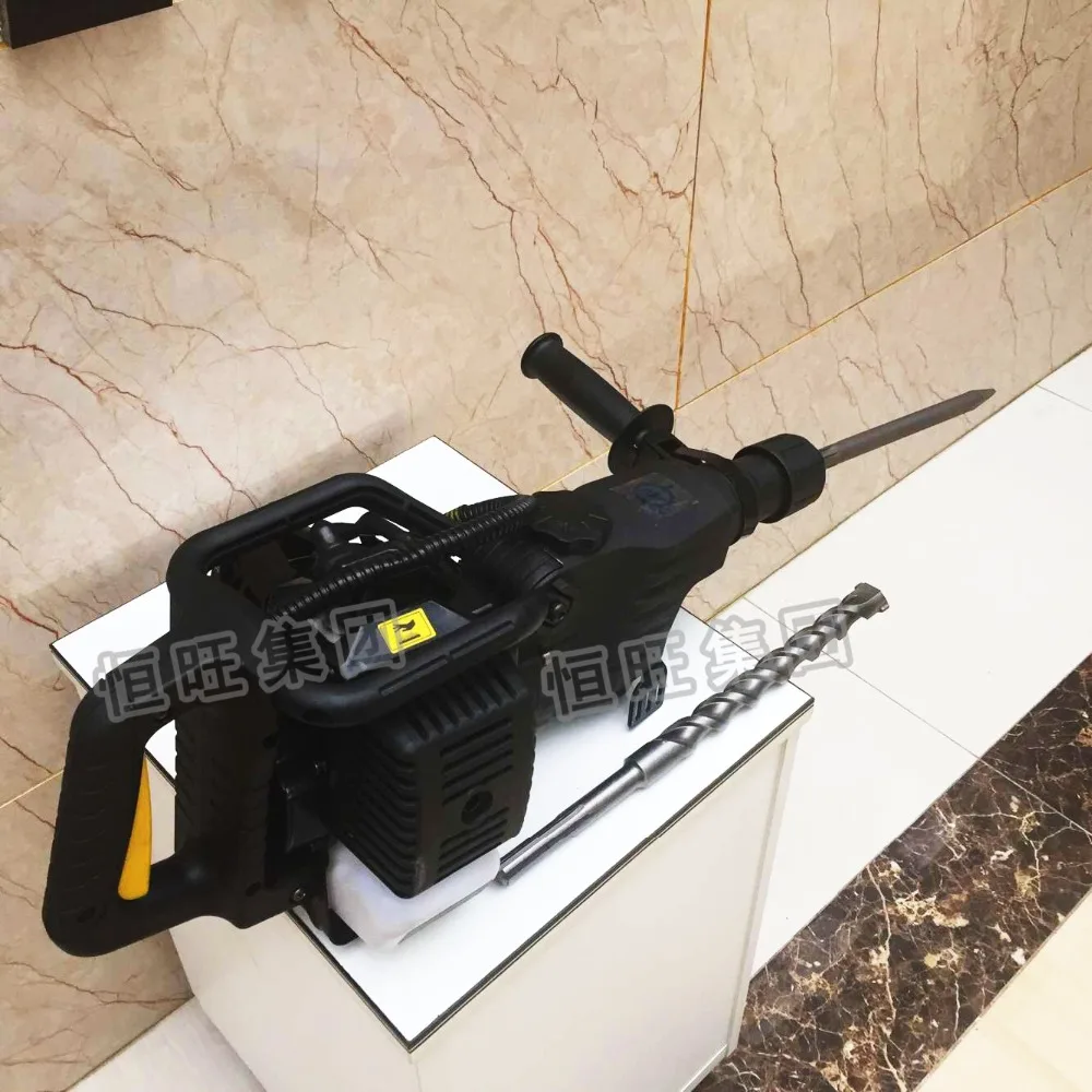 

2019 new type high efficiency gasoline engine hammer drill rock drill machine
