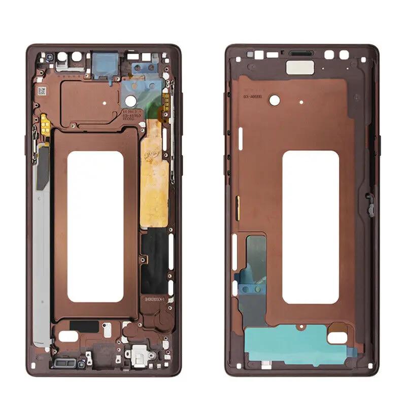 Peças de Reposição para Samsung Galaxy Note Quadro Médio Placa Moldura Habitação Capa 9 N960 3 Fios flexíveis de telefone celular