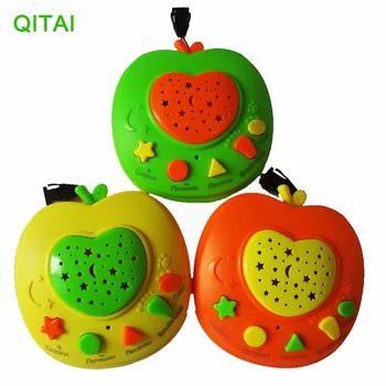 

2019 New Children's Early Education Story Machine English Awen Apple Multi-function Projector Puzzle Early Education Toys