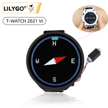 LILYGO® TTGO T-WATCH 2021 T-Micro32 Plus Programming Watch Capacitive Touch Screen ESP32 Psram Vibration Motor Support WiFi BLE