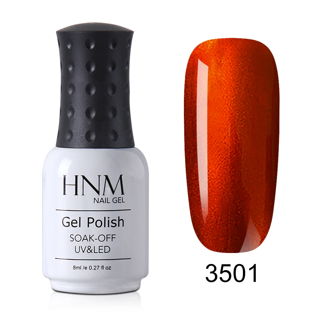 HNM новейшая серия Бегония цветной УФ-гель для ногтей Narl Art Soak Off Hybrid Lak светодиодный Полупостоянный лак - Цвет: 3501