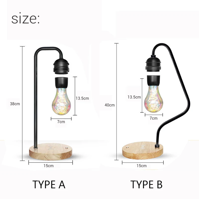 Магнитная левитационная лампа настольная плавающая лампа для рождественского подарка декоративный магнит левитационный ночной Светильник Беспроводное зарядное устройство для телефона
