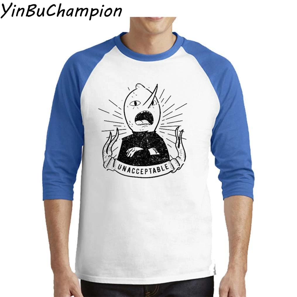 Adventure Time, футболка, неприемлемый принт, футболка, повседневная, смешная, негабаритная, Мужская футболка, хлопок, длинный рукав, топ, футболка для мужчин