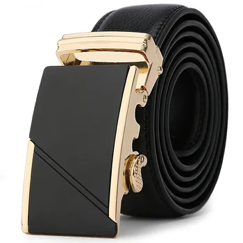 

Men's Belt Automatic Buckle Belt Leather Business Casual Leather Belt Luxury Fashion Luxury Belt Men Belt