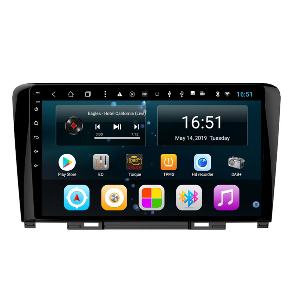 car radio Excellent Bluetooth Steering Wheel precise GPS navigation system language for Great wall H6 10.1inch Android 8.1