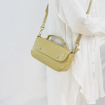 

Small Shoulder Bags for Women Crocodile Genuine Leather Square Bag Brand Mini Designer Travel Totes Office Lady Shoulder Bag