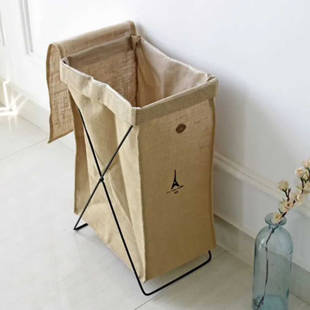 Waterproof Jute Storage Cassette holder dirty clothes Barrel health and beauty personal care products