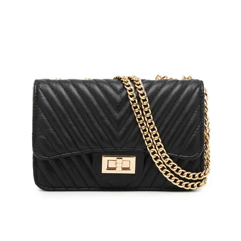 

2018 New Style PU Handbag Shoulder Bag Women's Square Sling Bag Korean-style Trend Versatile Shoulder Bag