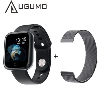 

UGUMO T80 Bluetooth Smart Watch Heart Rate Women Men Sport Bracelet Sleep Monitor Fitness Tracker Blood Pressure for IOS Android