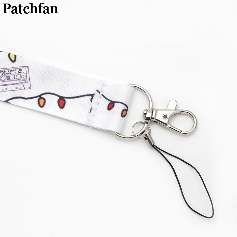 20 шт./партия, Patchfan, странные вещи, винтажное искусство, крутые мужские lanyards, ключи в мобильном телефоне, ремни, держатели для карт, тесьма, A2256