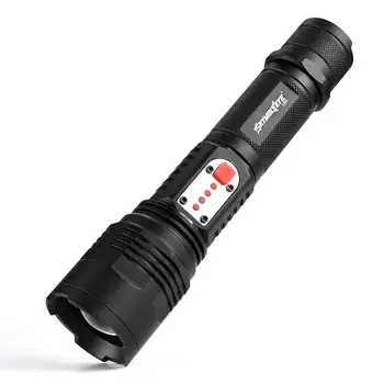 

New 1000LM Skywolfeye Usb Rechargable Torch Zoomable Outdoor Super Bright