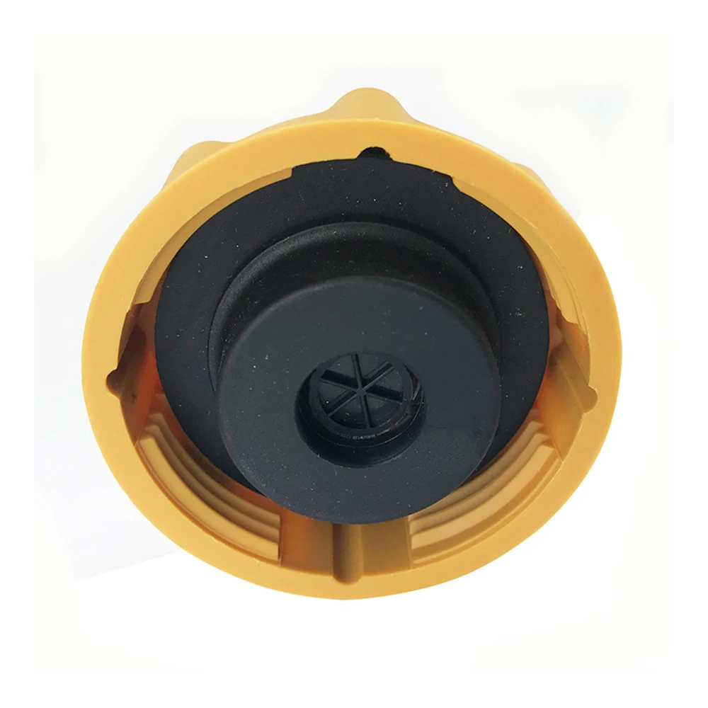 1pcs Yellow Car Water Tank Cap OEM 7267969 Fits For Ford KA Fiesta Escort Focus Radiator Expansion Standard Size Tank Cap
