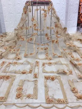 

Nigerian Lace Fabrics 2019 African Swiss Voile Lace High Quality With Beads Swiss Voile Lace in Switzerland For Wedding