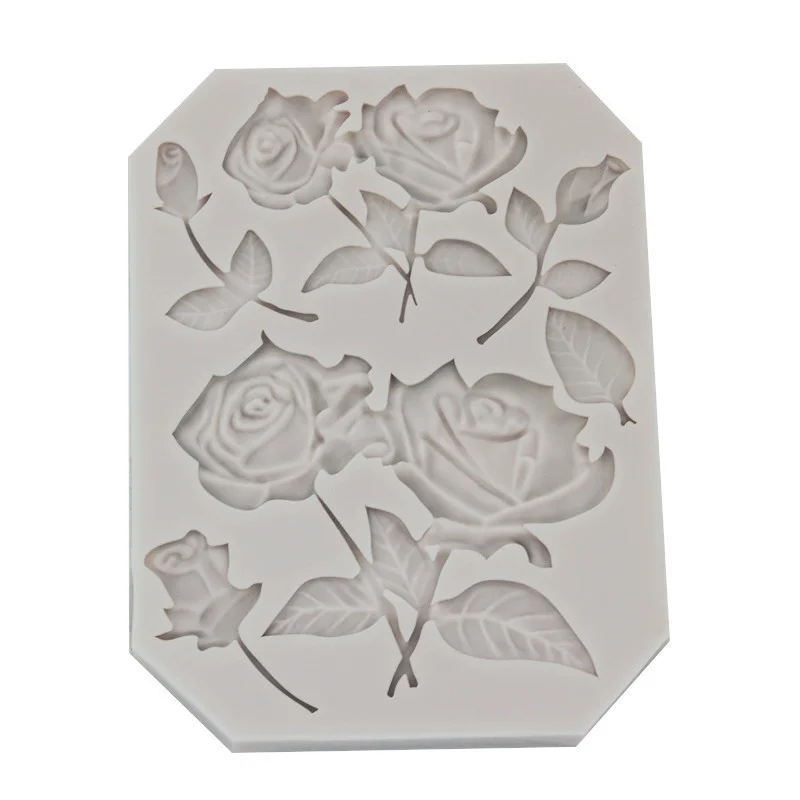 1 предмет в форме цветка из Силикона Торт Кондитерские инструменты для украшения торта Форма для выпечки форма для выпечки шоколадная глина пресс-форм