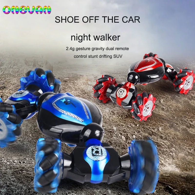

RC Stunt Car Watch Control Gesture Induction Deformable Electric RC Drift Car Transformer Car Toys Light Music Drift Stunt Car
