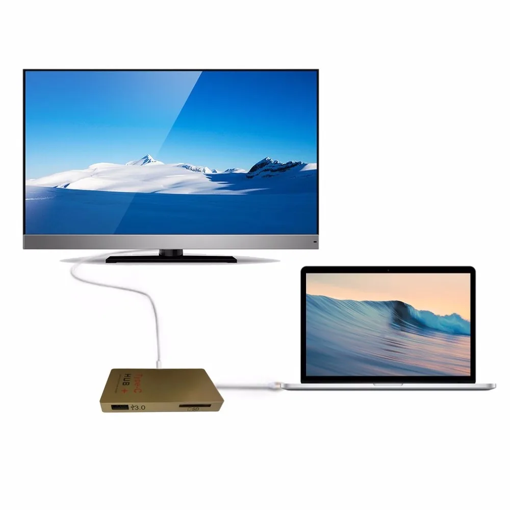 USB3.1 USB-C концентратор+ PD зарядка USB 3,0 концентратор зарядное устройство концентратор type-c кардридер адаптер HD 4k HDMI конвертер