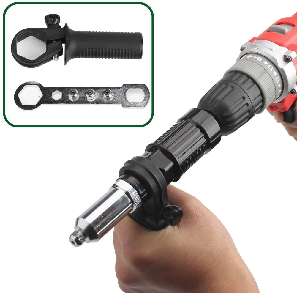 cheap!!!- G30 Electric Rivet Gun Tool Alloy Steel Drill Adapter Tools
Riveting Tool Riveter Head and Hand/Power Tools for Nails/Riveter