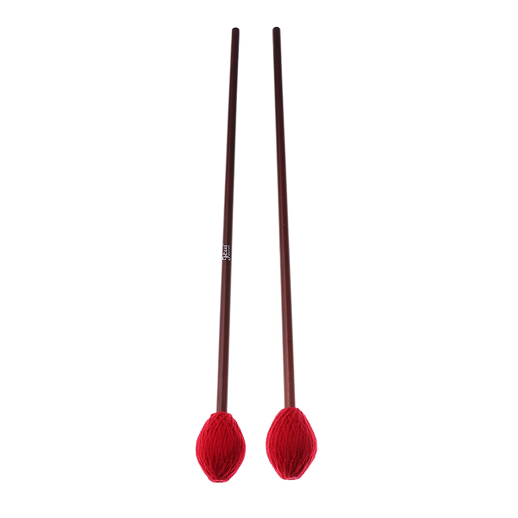 2 шт. средний жесткий Marimba Mallets ксилофон Glockenspiel Mallets палочки для начинающих представление