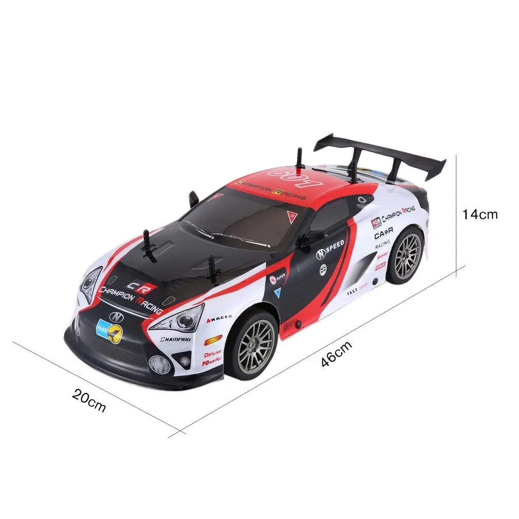 1/10 1400mAh 2,4G гоночный автомобиль 1:10 RC модель автомобиля 25 км/ч плоский спортивный Дрифт автомобиль игрушки 2 Батареи ЕС Разъем для детей