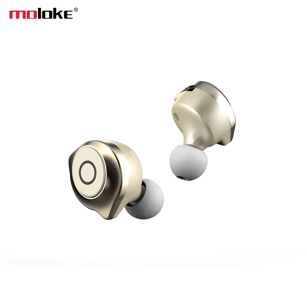 Moloke D10 Sports Wireless Bluetooth Headset Earbud Mini Headset In ear Compatible Car Mini Invisible Bluetooth Headset