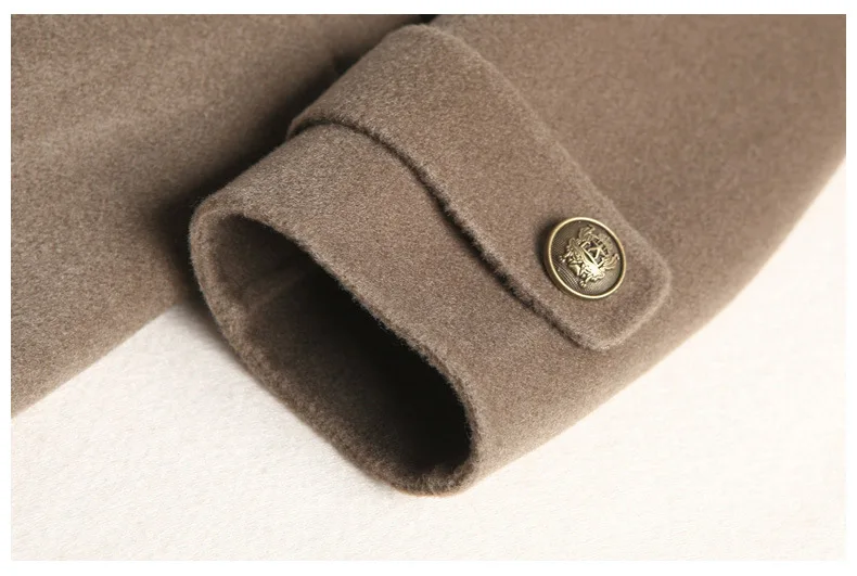 Winter Women Handmade Double-faced Wool Coat Long Design Elegant Winter Coats Women Clearance Clothes