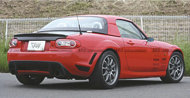 MX5 NC NCEC Roster Miata GVN Style Rear Diffuser with centre flap 3Pcs FRP(11)_1