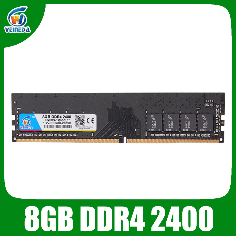 VEINEDA ddr4 ram 8GB 2133 2400 2666 DIMM 1 2 V 288PIN поддержка системной платы | Компьютеры и офис