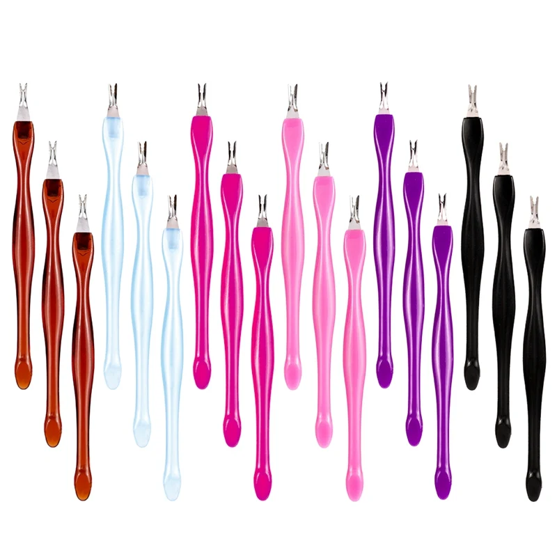 18pcs Exfoliate Dead Skin Knife Fork Cuticle Pusher Finger Cut Dead Shovel Dead Skin Repair Nail Tools Dedicated