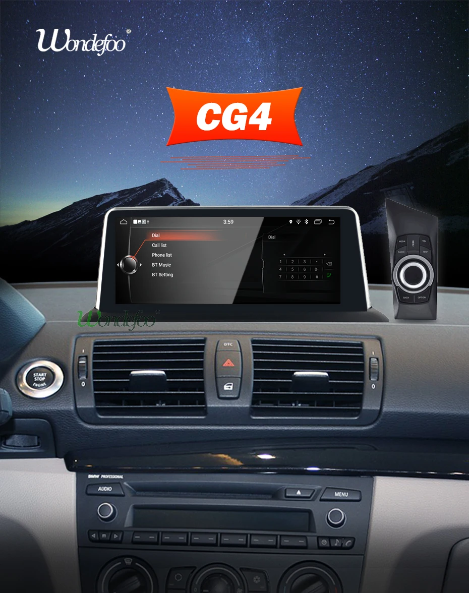 4G 64G ips Android 9,0/7,1 gps радио для BMW 1 серии 120i E87 E81 E82 E88 CCC CIC NBT система ГЛОНАСС мультимедиа без DVD плеера