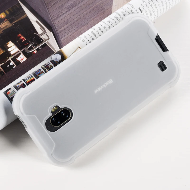 Для Blackview BV5900 гелевый Пудинг силиконовый защитный чехол для телефона для Blackview BV5900 Мягкий ТПУ чехол - Цвет: Frosted White