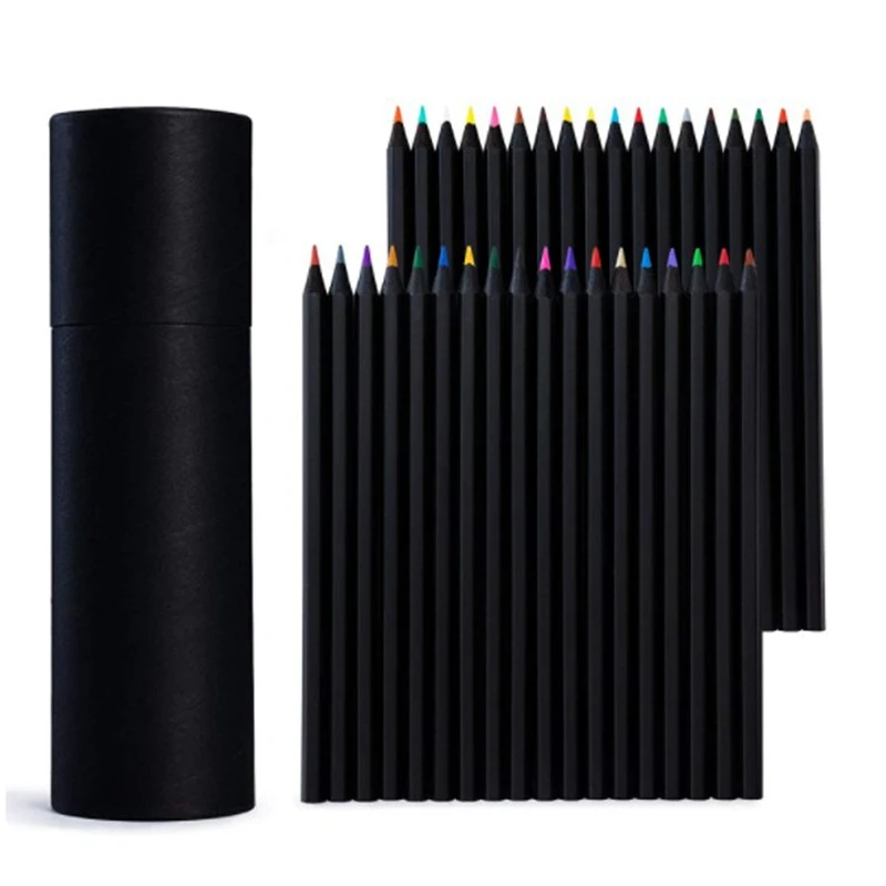 Colouring Pencils 48 Colored Drawing Pencil Set For Adult Kids Artist And Beginners Sketch Painting Coloring Book Art | Канцтовары для