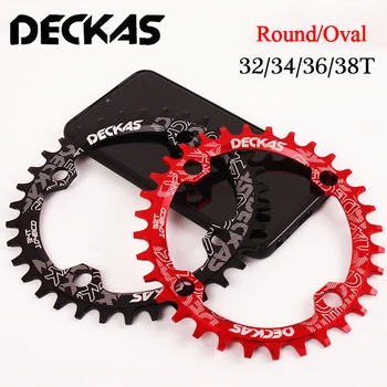 

DECKAS 104bcd Chainring MTB Bicycle Chain Ring Mountain Bike Chainset Narrow Wide Chainwheel 32/34/36/38T Bike Parts