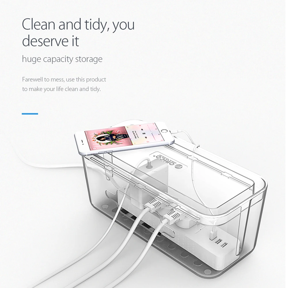 Ящик для хранения ORICO держатель телефона блок питания адаптера провод/зарядное