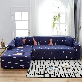 

snow pine winter sofa cover for Living Room 50
