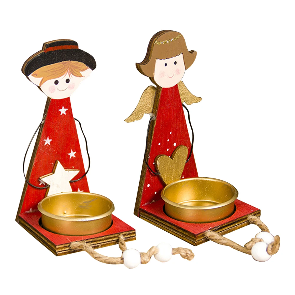 1 шт. антикварные золотые подсвечники в стиле ретро Деревянные Подсвечники с