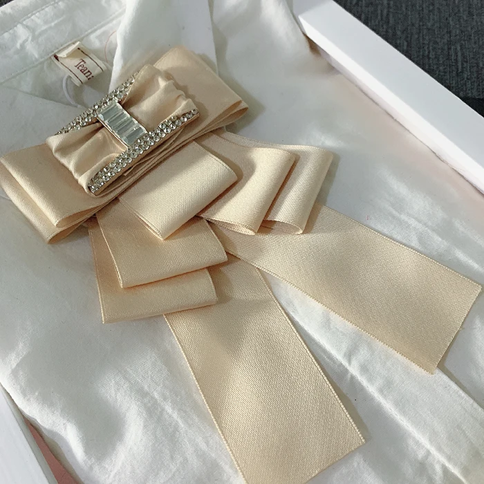 Handmade Bow Tie Мужской женский шейный воротник рубашка булавки зажимы галстук-бабочка Bling сплав горный хрусталь кристалл галстук для свадебной вечеринки галстук деловая лента галстук-бабочка - Цвет: Handmade Bow Tie