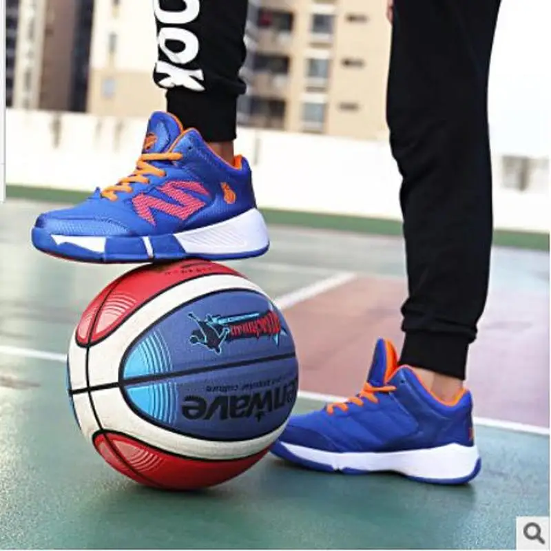 Высота верхушки, баскетбольные кроссовки, Детские уличные кроссовки Jordan Basket, Нескользящие кроссовки, мягкие кроссовки, спортивная обувь для мальчиков и девочек