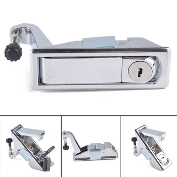 

Chrome Alloy Adjustable Lever Hand Operated Compression Latch with 2 Keys Car Accessories Adeeing Alloy Compression Latch
