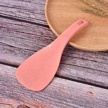 Пшеничная соломенная большая ложка с антипригарным ковшом для кухонного стола, аксессуары для сервировки, ложка-Лопатка для риса