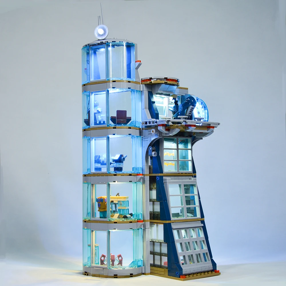 Kit Luci A Led Per Tower Battle Toy Set Di Illuminazione Compatibile Con 76166 (Non Includere Il Modello)