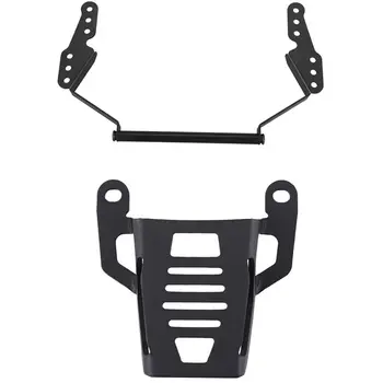 

Motorcycle Navigation Phone Mount Bracket with Motorcycle Parts Exhaust Flap Guard Cover Protector