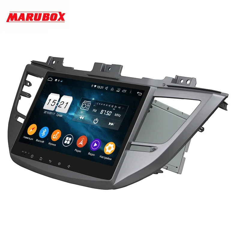 Штатная магнитола для Hyundai Tucson, MARUBOX KD1083,Штатное головное устройство для Хюндай Tucson-, Android 9.0,Восьмиядерный процессор,встроенный DSP,IPS экран,Оперативная 4GB, Встроенная 64GB