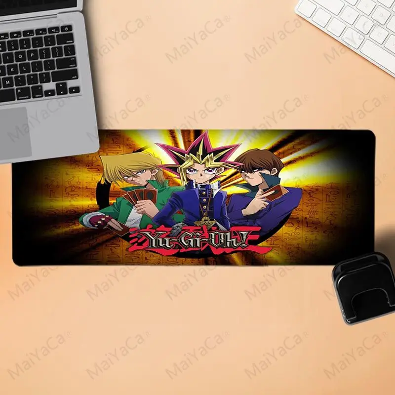 Lock Edge 40x90cm MaiYaCa Yu-Gi-Oh amine игровой коврик для мыши большой коврик для мыши геймер большой компьютер резиновый коврик для компьютерной мыши Удобная мышка коврик для игровой мыши - Цвет: Lock Edge 40x90cm