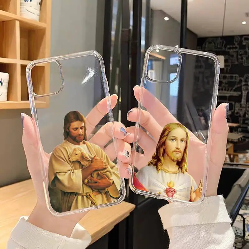 Faith Christian Religious Jesus Phone Case For iphone 13 12 11 8 7 plus mini x xs xr pro max Transparent soft | Мобильные телефоны