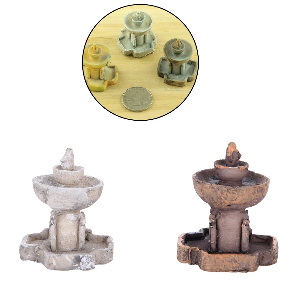 DIY Garden Artificial Miniature Fairy House Fountain Micro Landscaping Decor Home Accessories Mini Craft Decoration