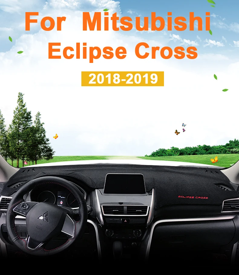 Для Mitsubishi Eclipse Cross LHD Приборная панель автомобиля Избегайте Light Pad Инструмент платформа Настольная Крышка КОВРИК КОВРЫ лето