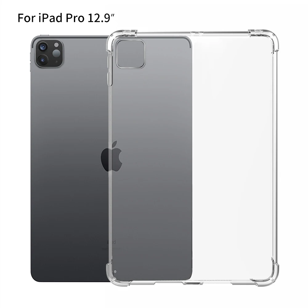 Прозрачный чехол для iPad Pro 11 12 9 In 2020 мягкий силиконовый из ТПУ | Компьютеры и офис